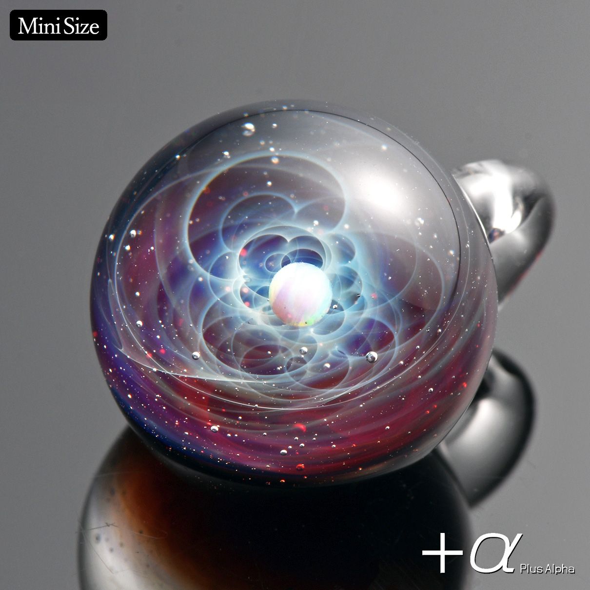 SpaceGlass Pendant Mini-White Opal