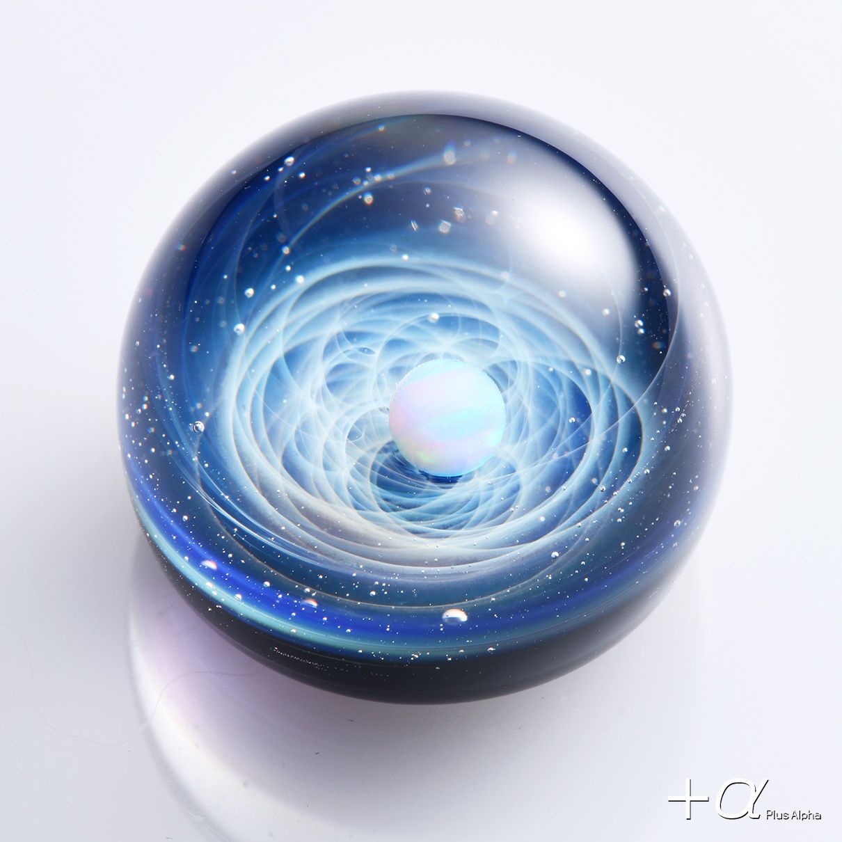 SpaceGlass Bracelet White Opal