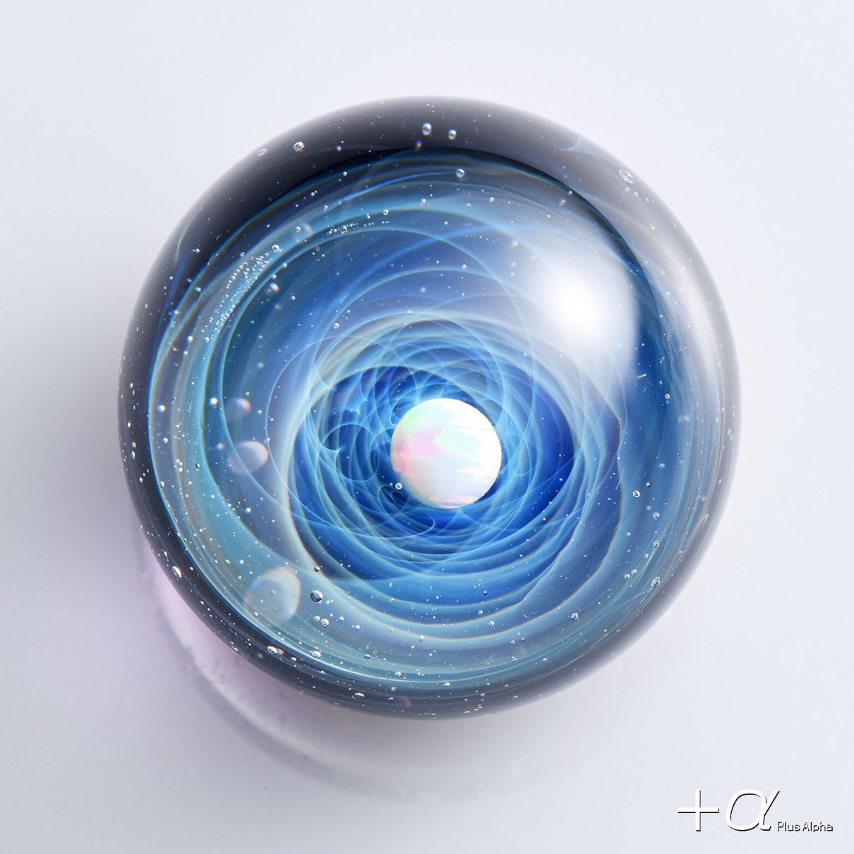 SpaceGlass Bracelet White Opal