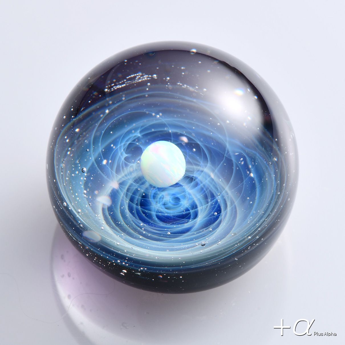 SpaceGlass Bracelet White Opal