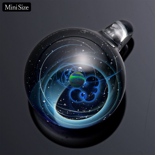 宇宙ガラスペンダントＭｉｎｉブラックオパール