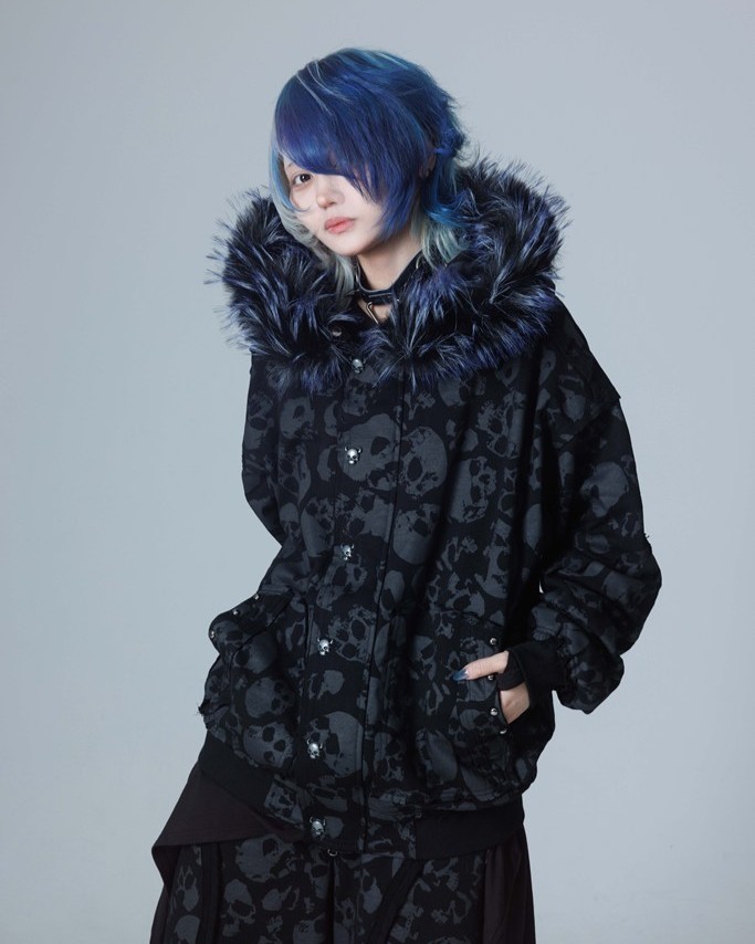 [Gamchu] Fog-Shrouded Zone Fur-Trimmed Hoodie