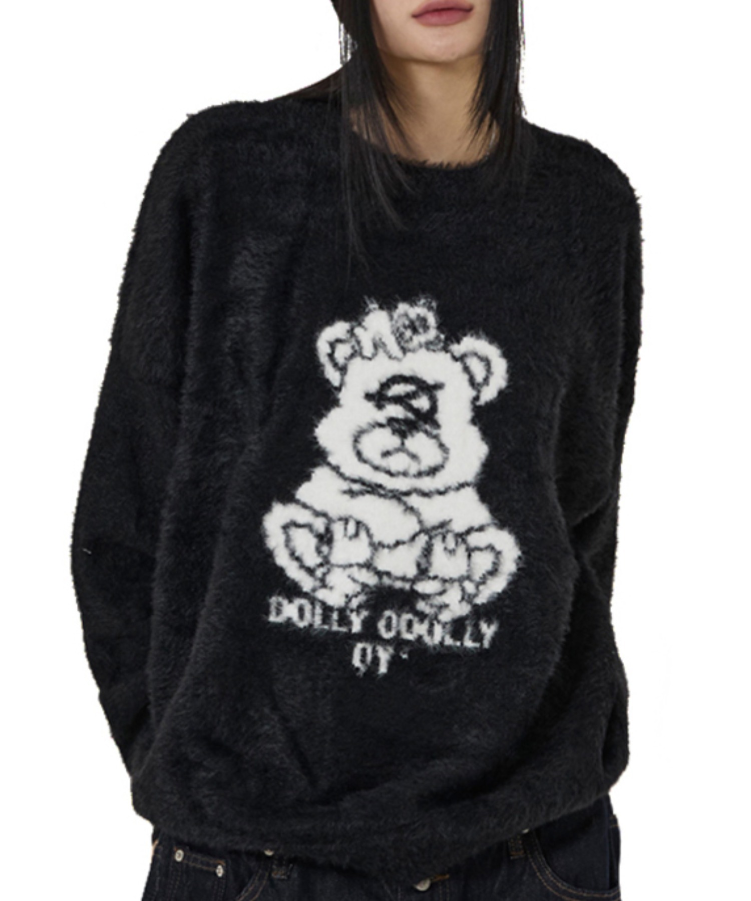 [OY] Multi Dolly Fuzzy Knit