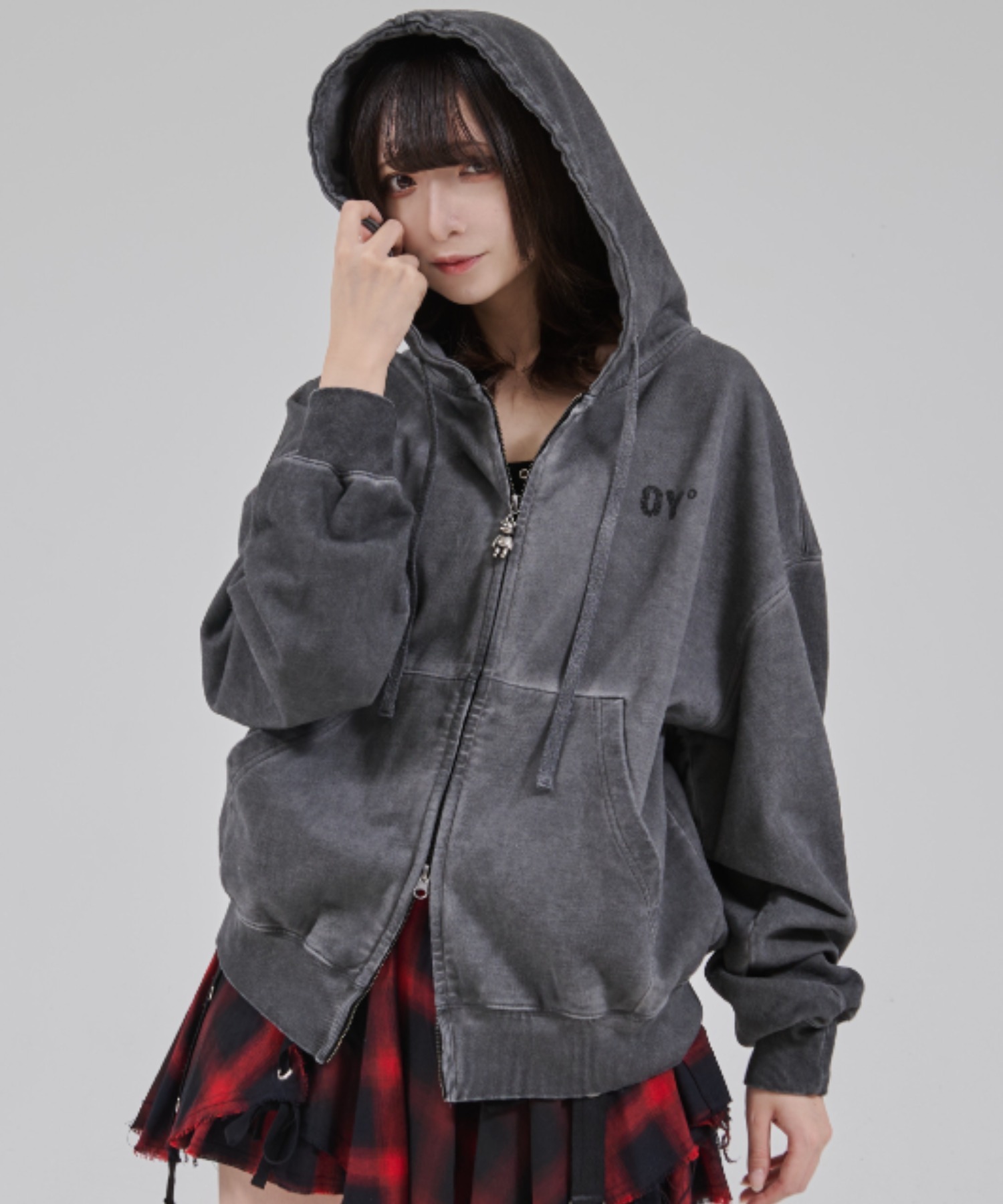 [OY] Pigment Dolly Zip-Up Hoodie