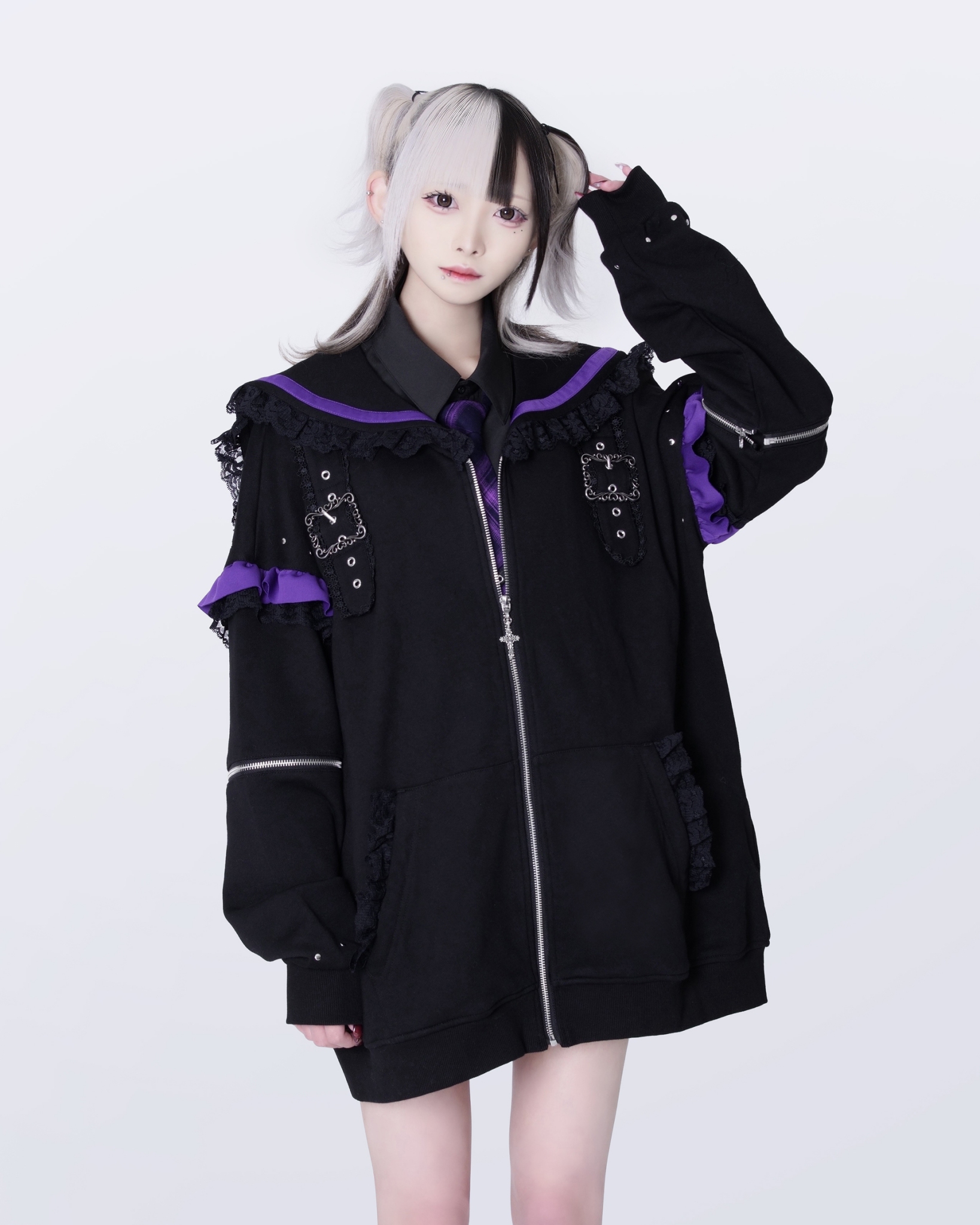 [TRAVAS TOKYO] Sailor Zip-Up