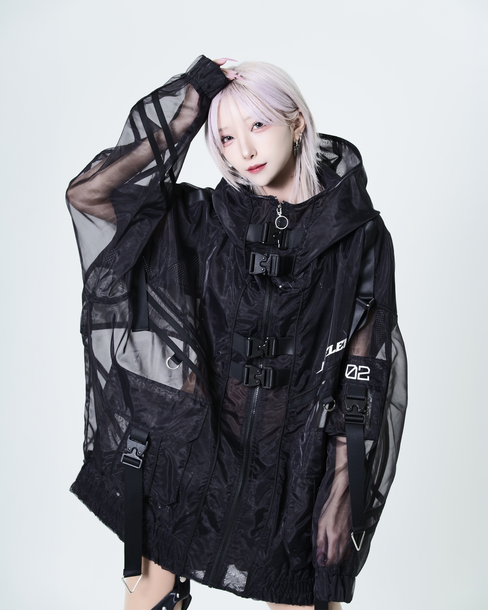 [REFLEM INDUSTRY] Spectra Shell High-Neck Hoodie