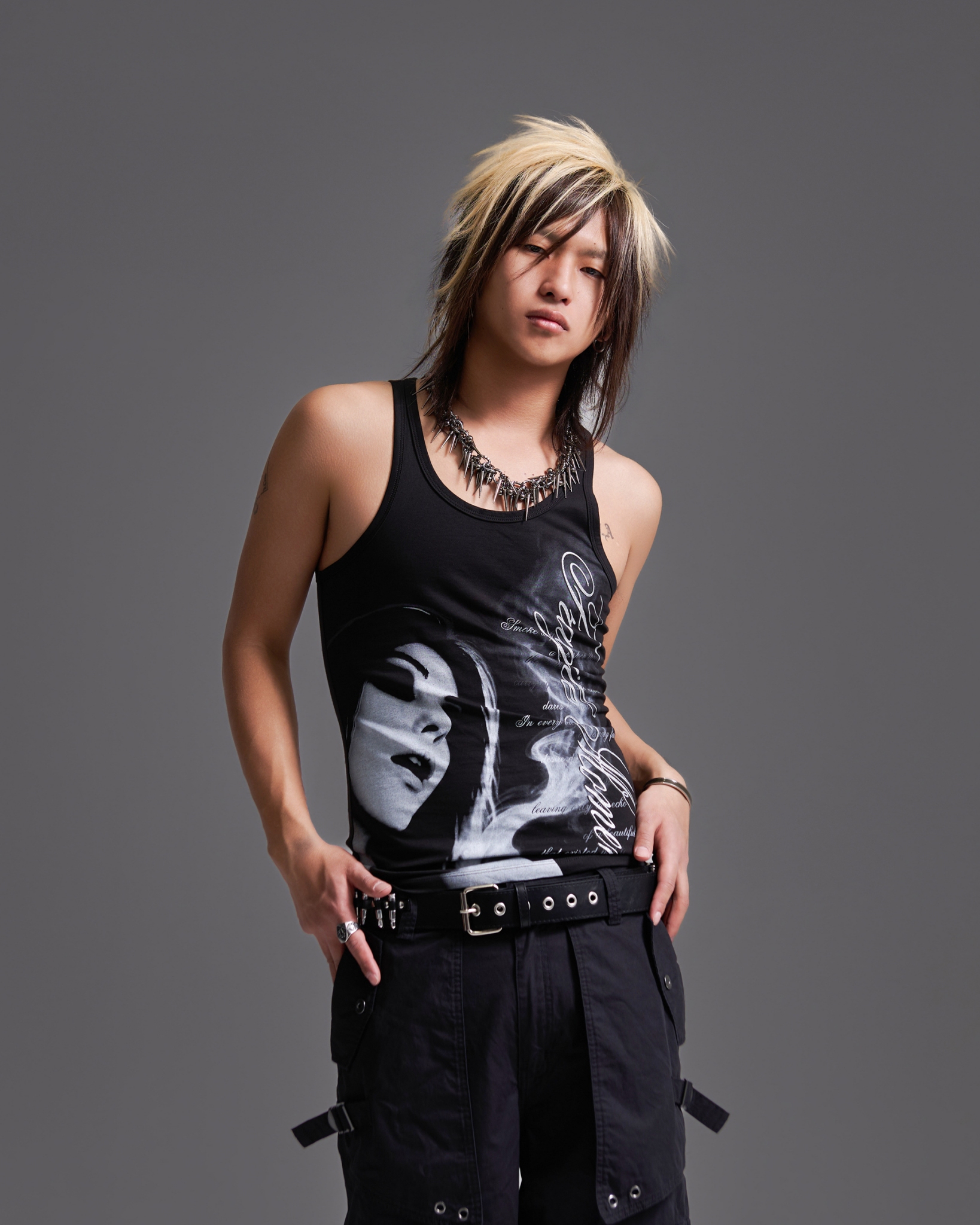 [FUGA] Girl Print Tank Top