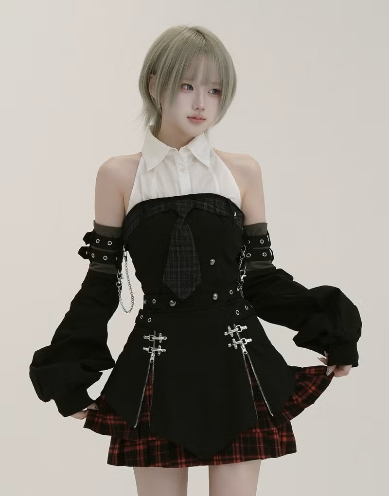 [DustDevil] Chain Corset Dress