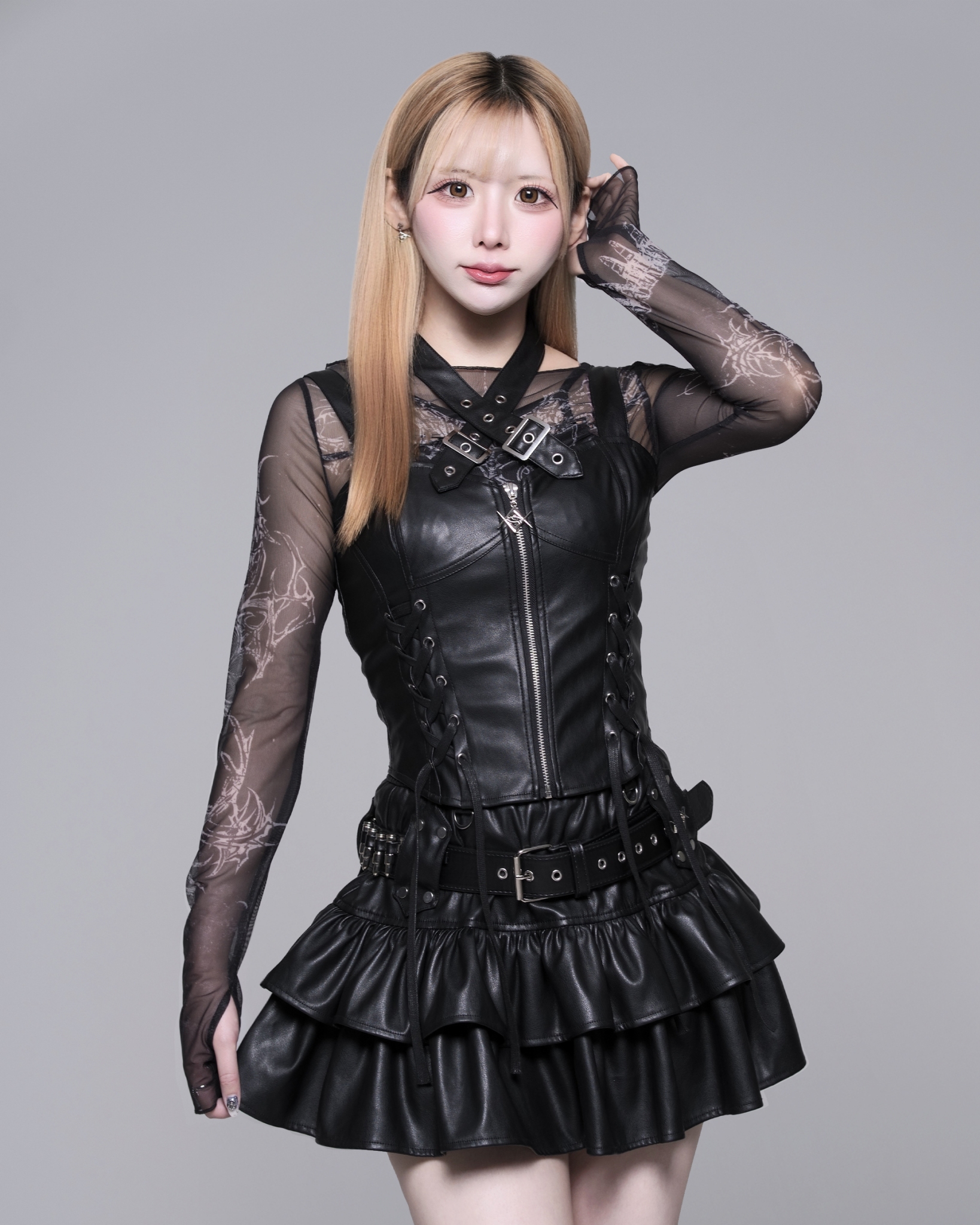 [REFLEM] Crossed Belt Bustier