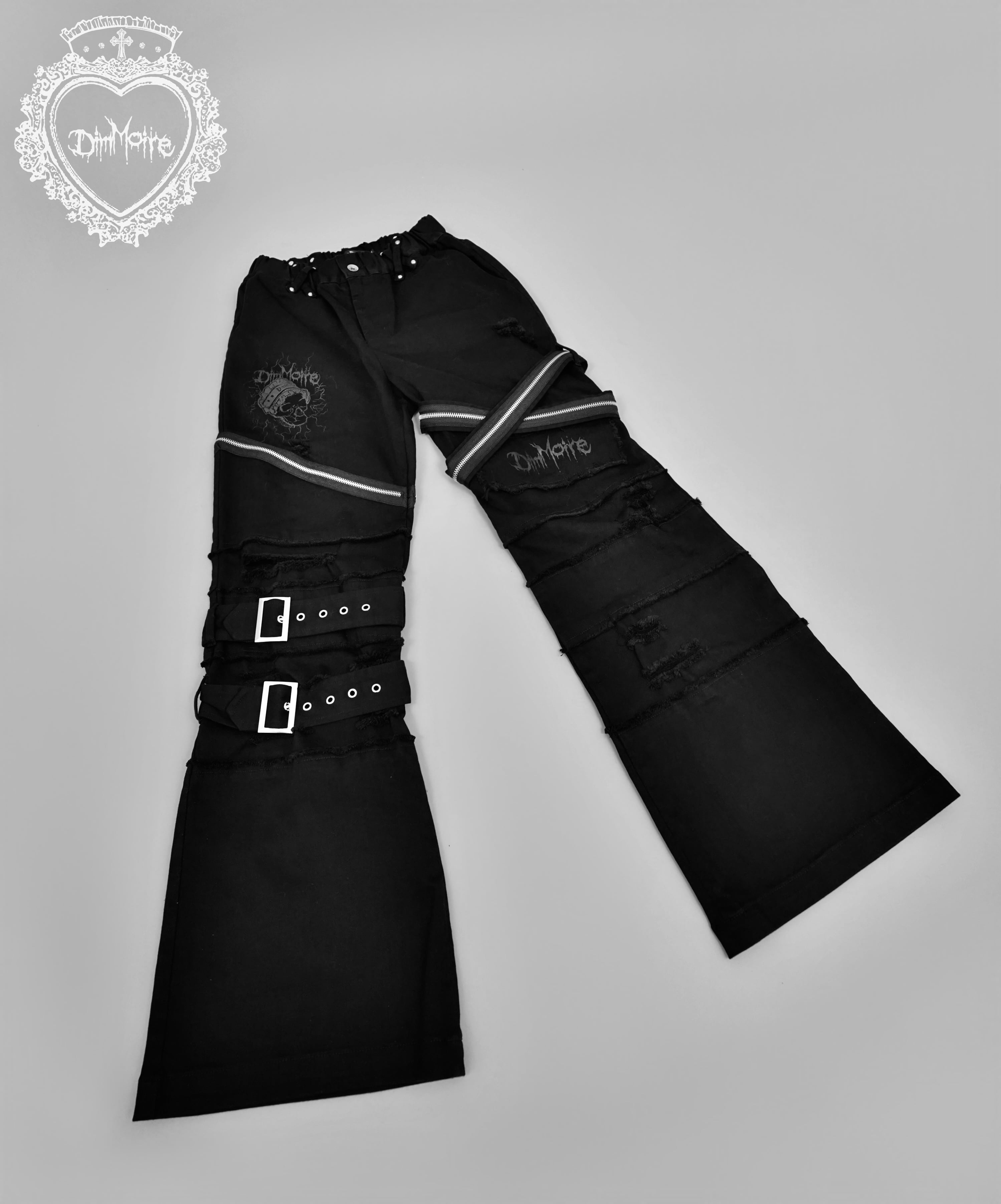 [DimMoire] Deco Denim Pants