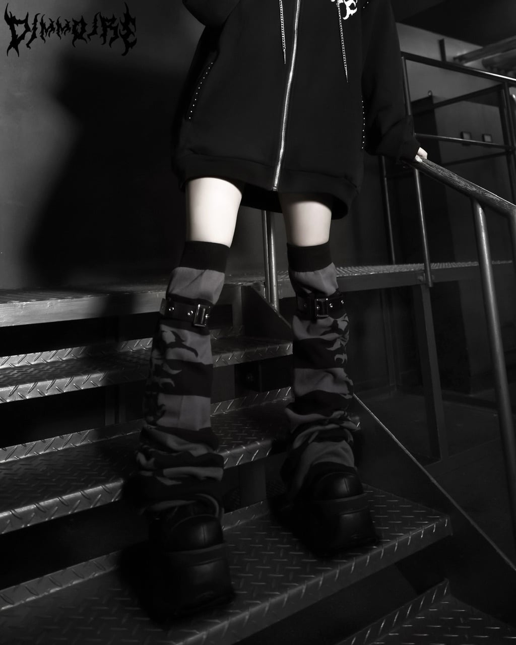 [DimMoire] BIG Logo Knee-High Warmers