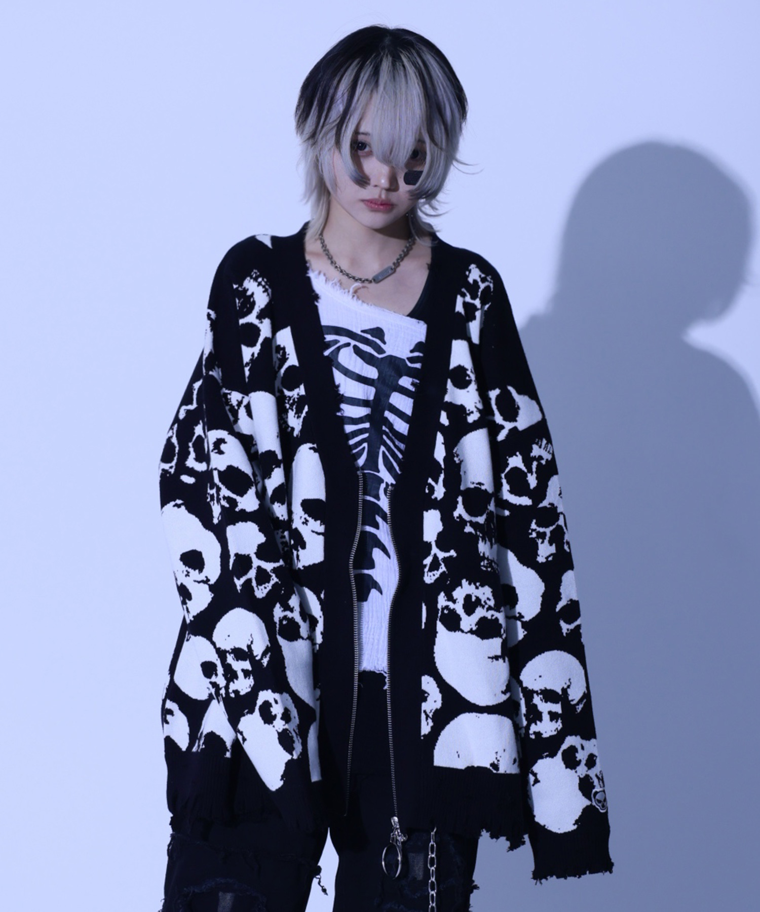 [Gamchu] Skull Cardigan