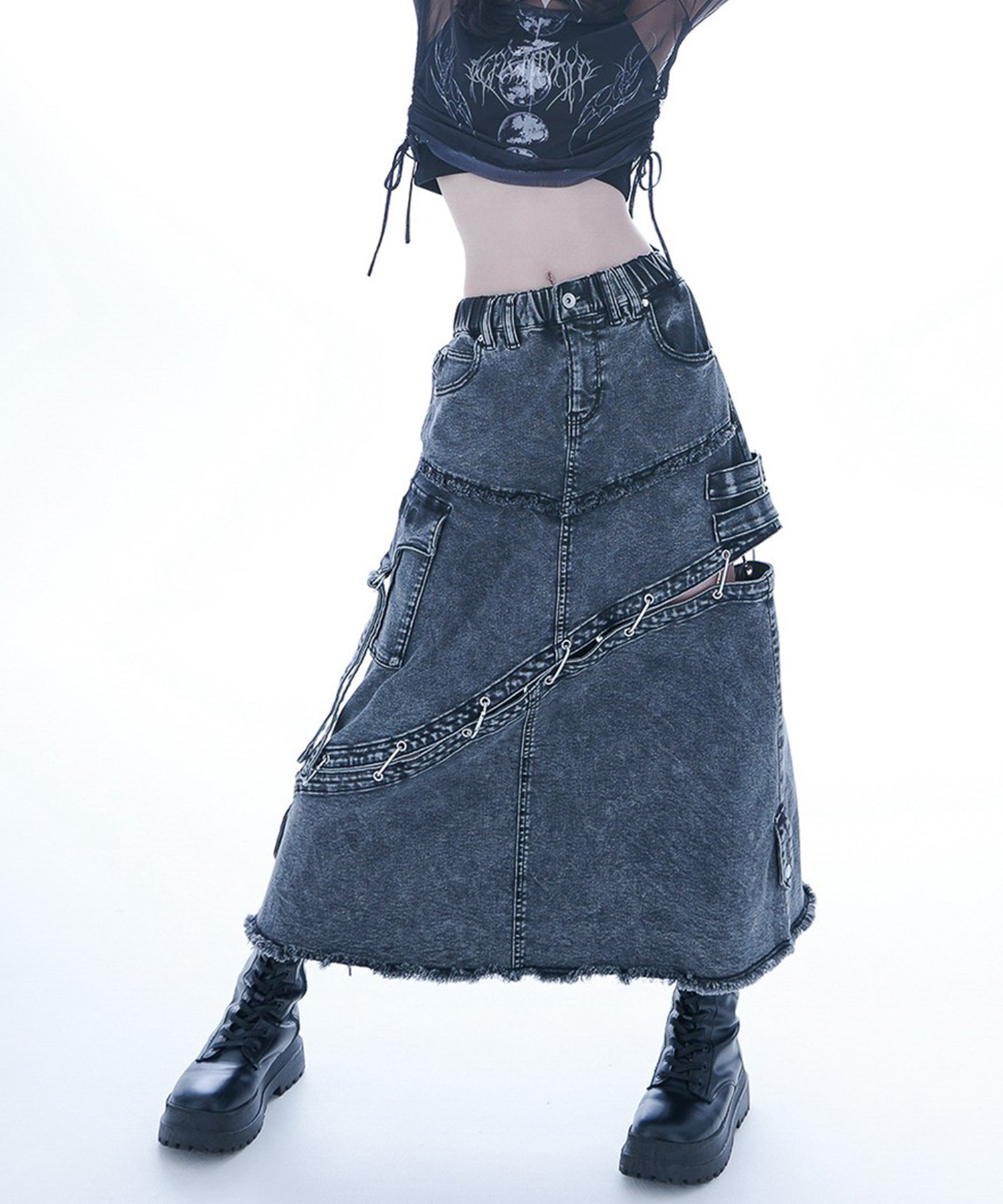 [REFLEM] Separate Denim Skirt