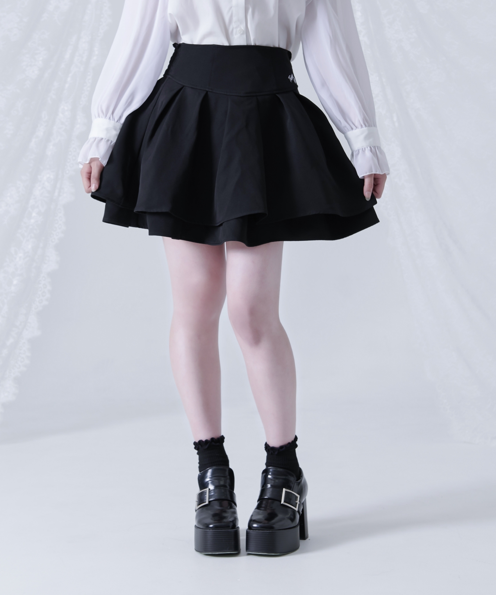 [TRAVAS TOKYO] Layered Frill Skirt