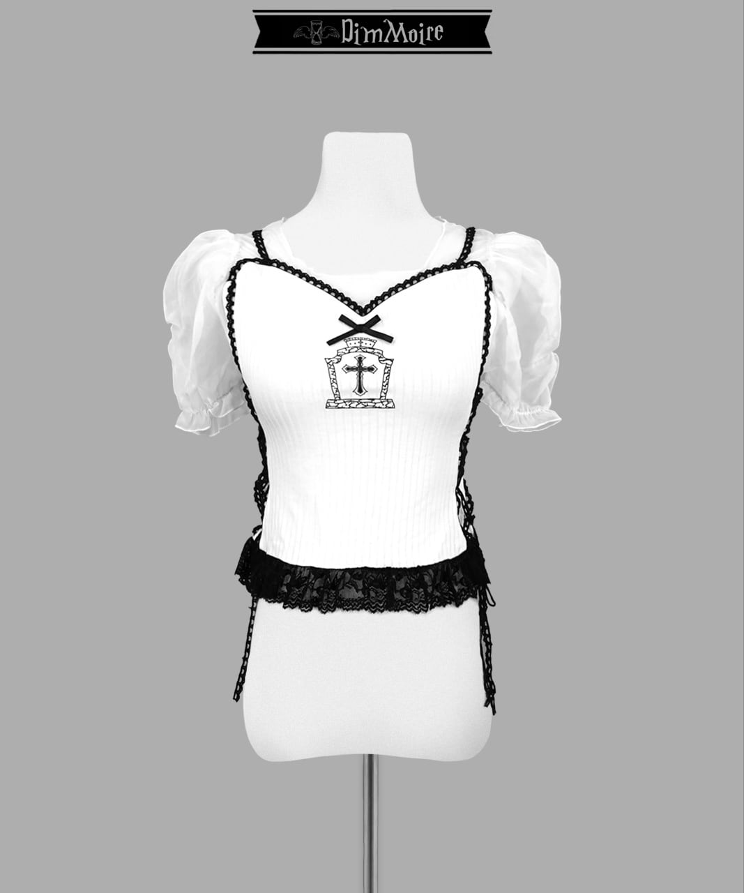 [DimMoire] Gothic Tulle Top