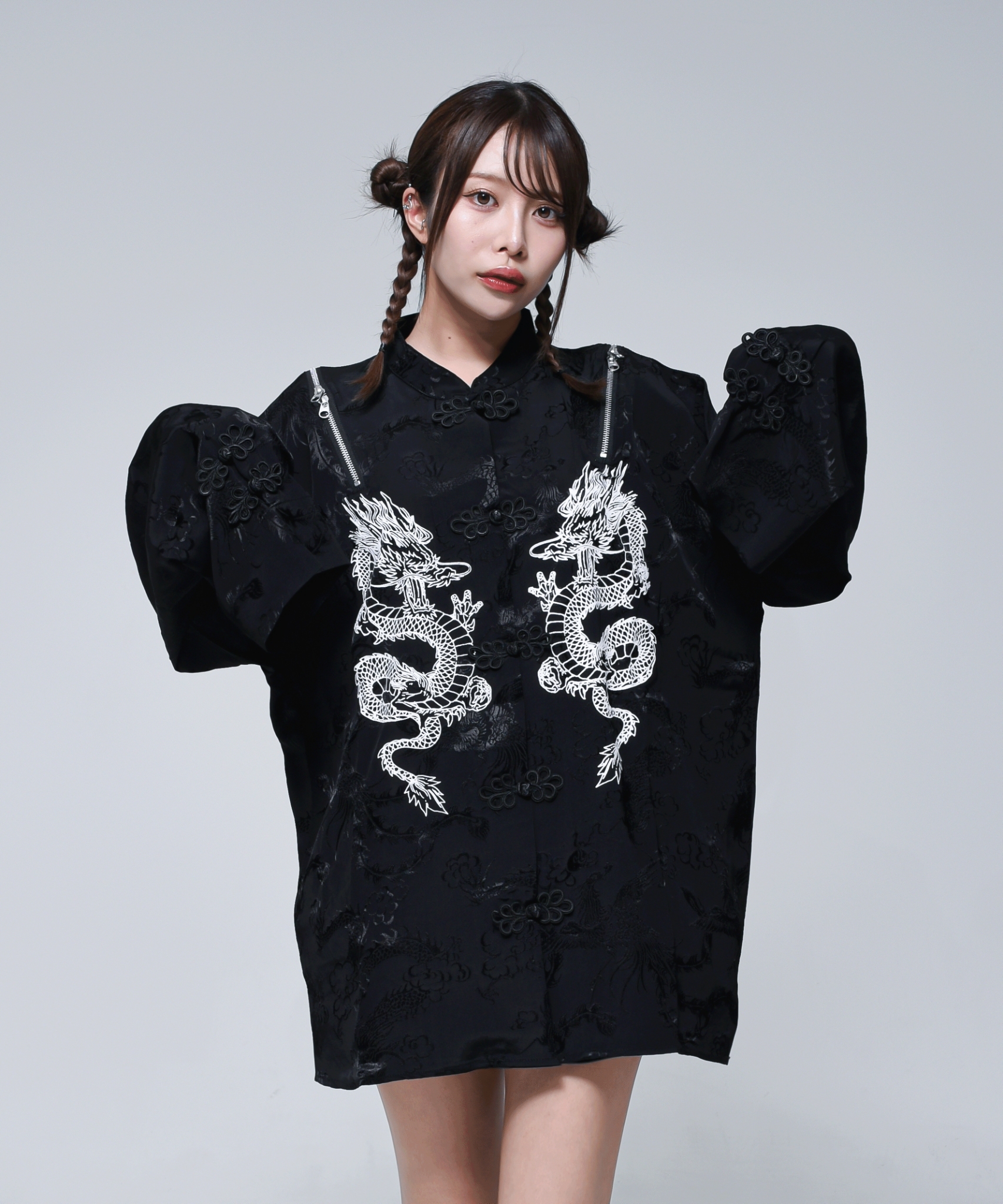 [REFLEM] Dragon China Shirt