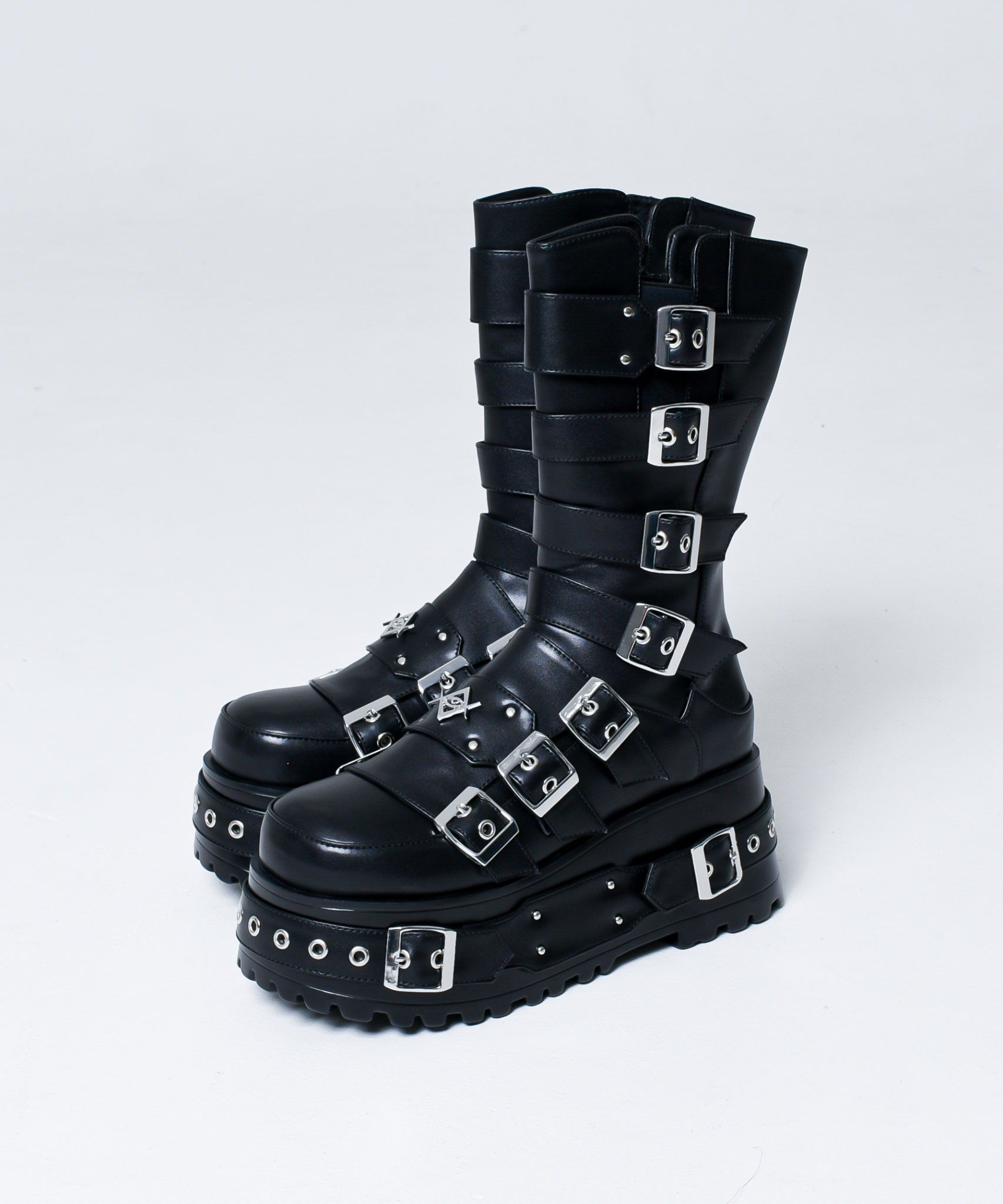 [REFLEM] 14 Buckle Boots