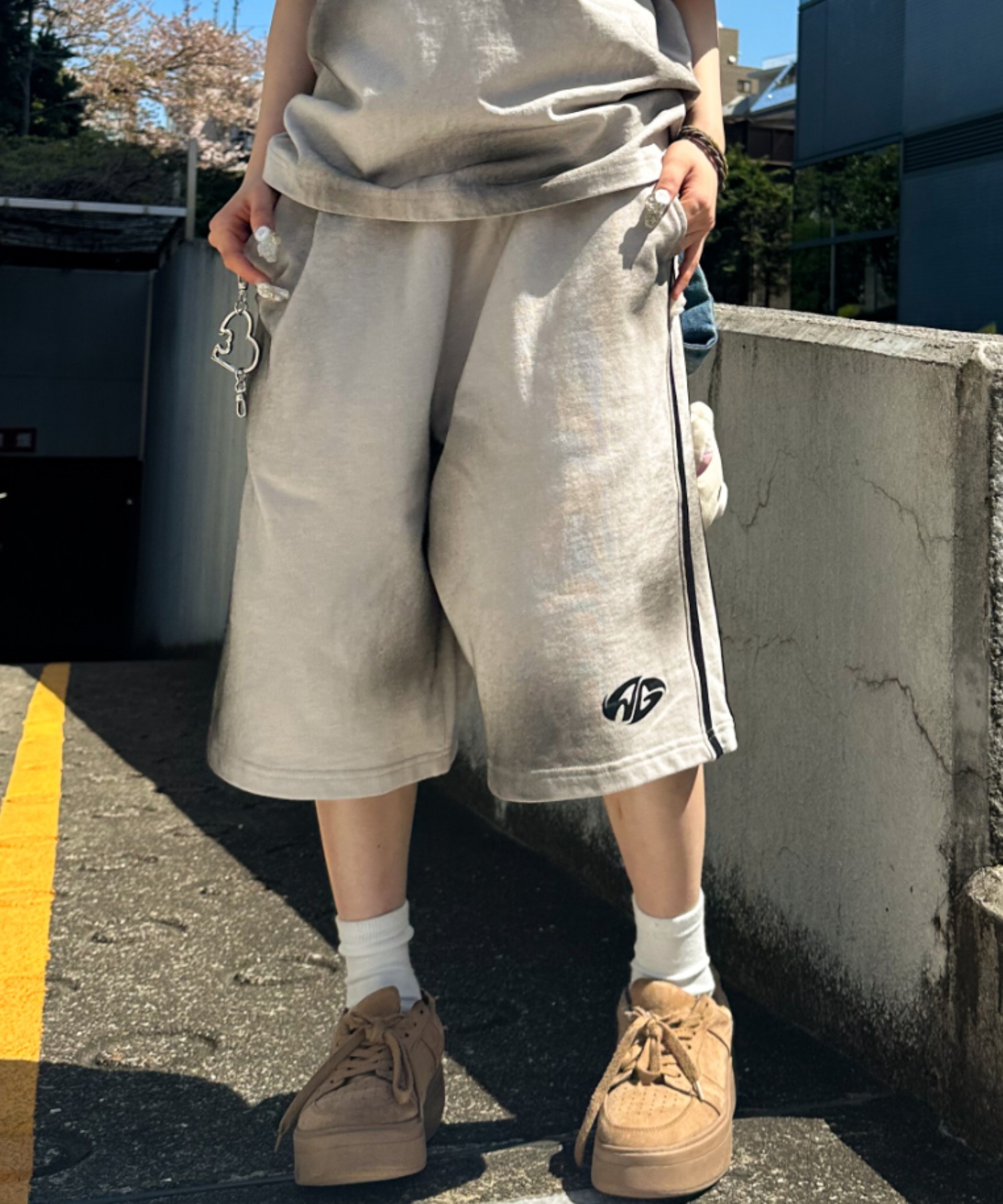 [A'gem] Line Sweat Pants