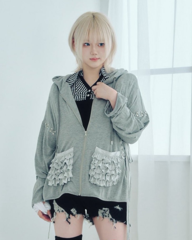 [DustDevil] Frilly Corset Rock Hoodie