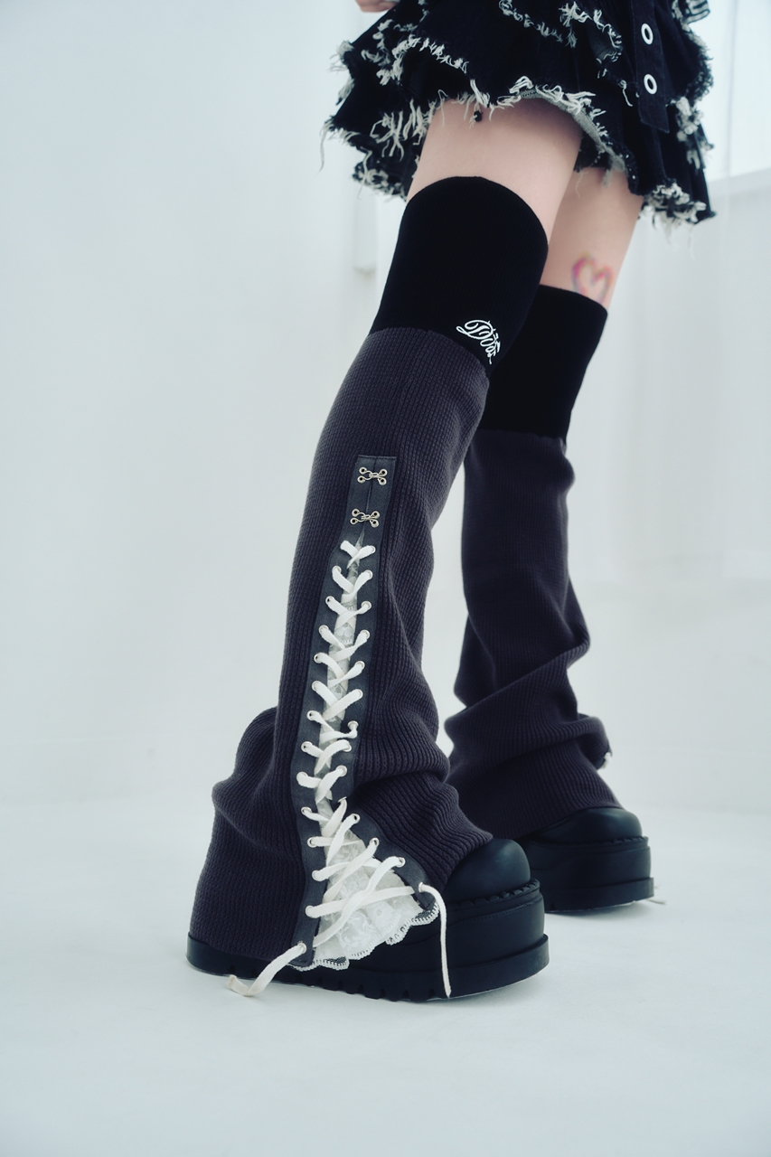 [DustDevil] Dark Lacy Leg Warmers