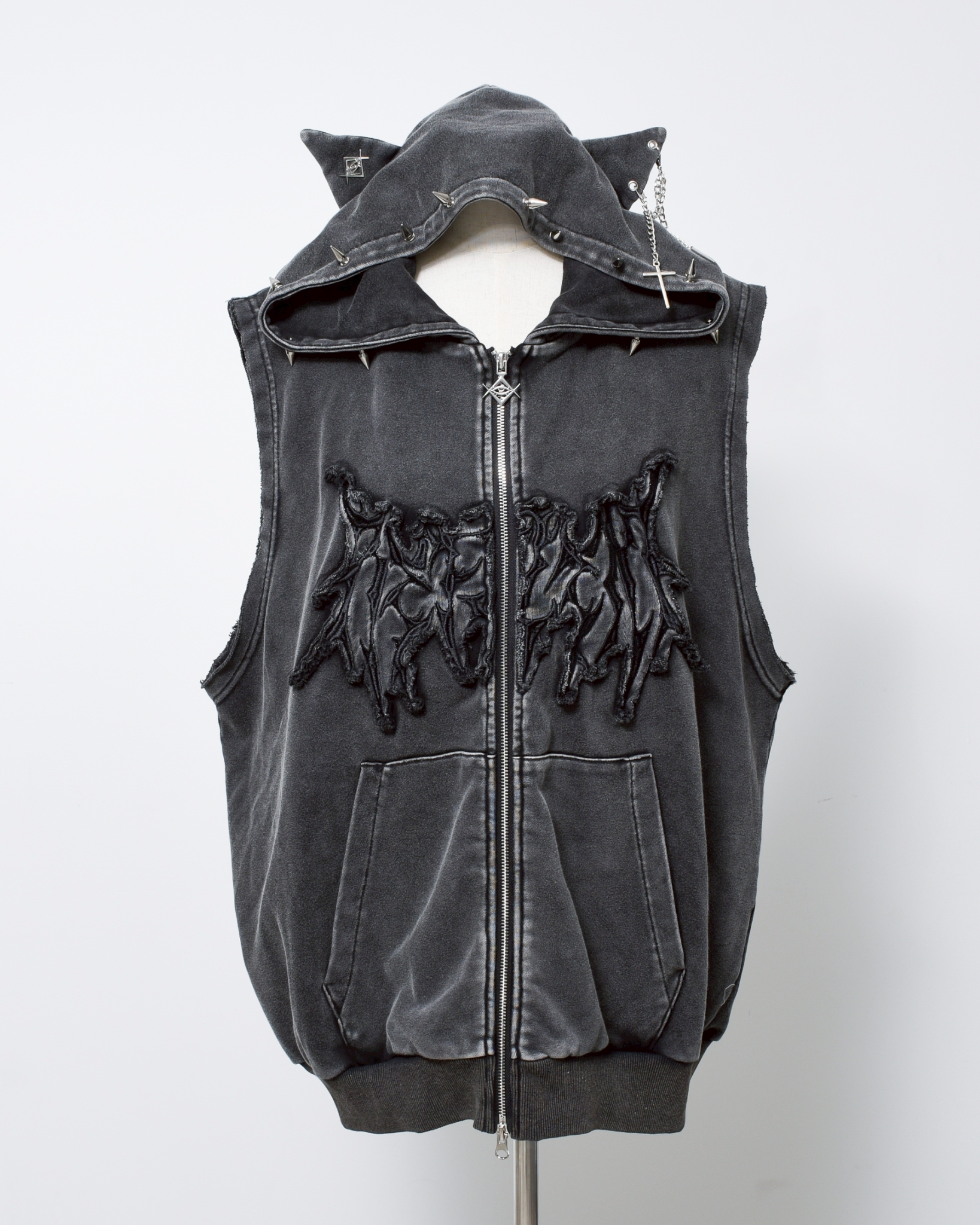 [REFLEM] Hoodied Vest with Cat Ears