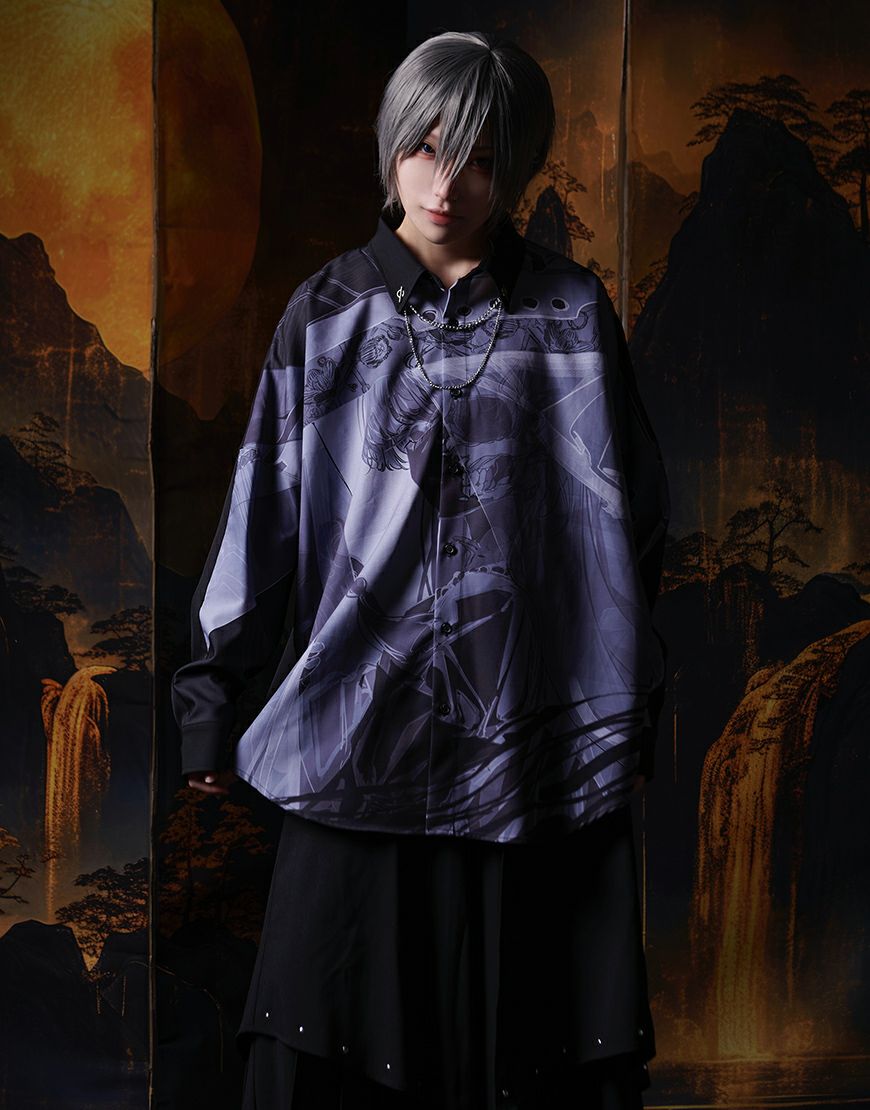 [ililil] Rolua Collab. Long-Sleeved Shirt