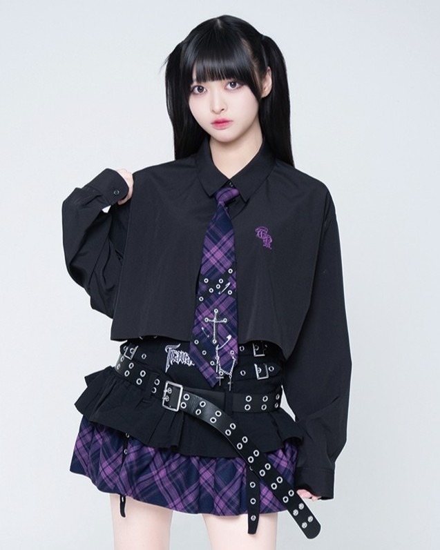 [TRAVAS TOKYO] Punk Shirt with Necktie