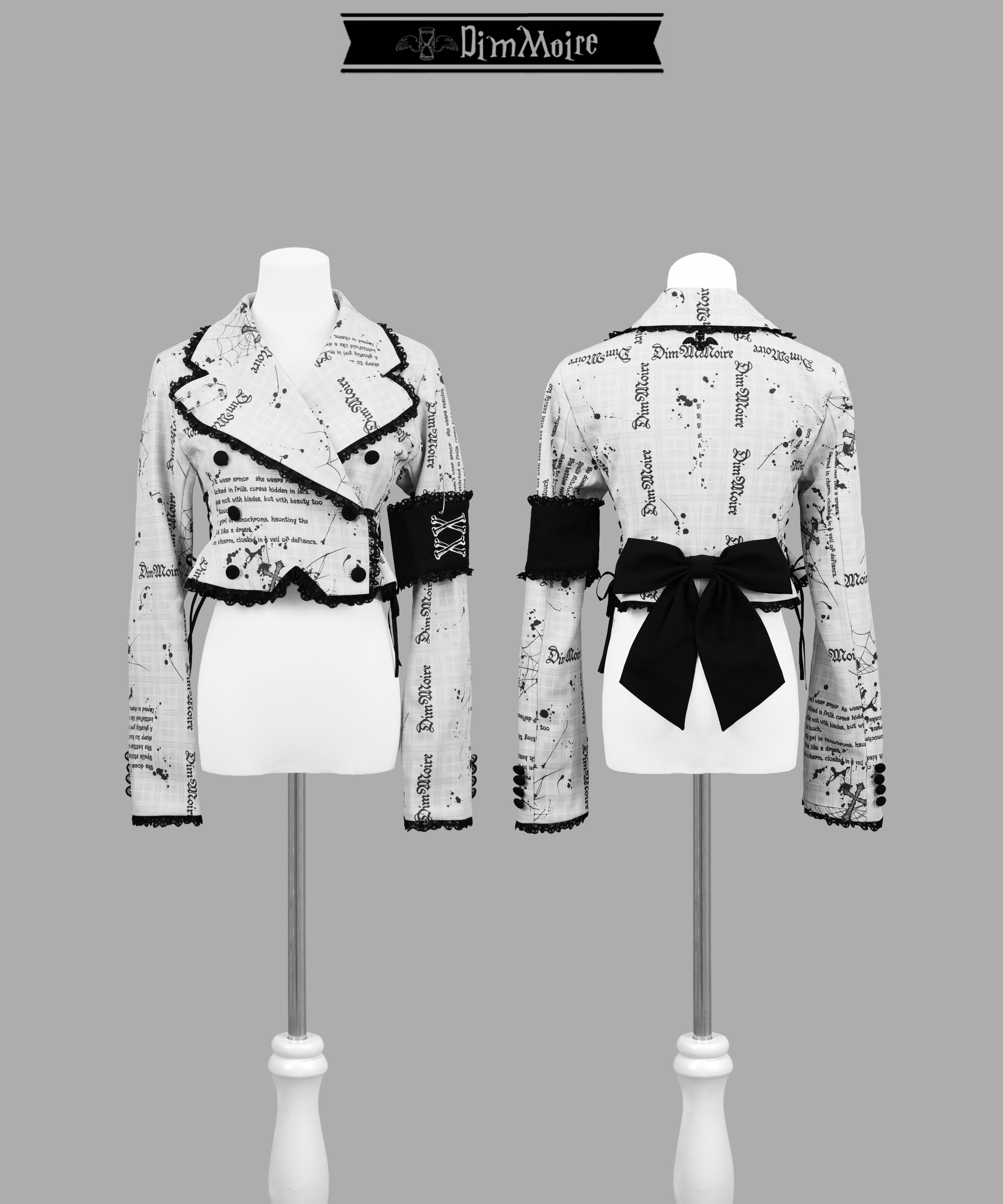 [DimMoire] Charming Jacket with Back Ribbon