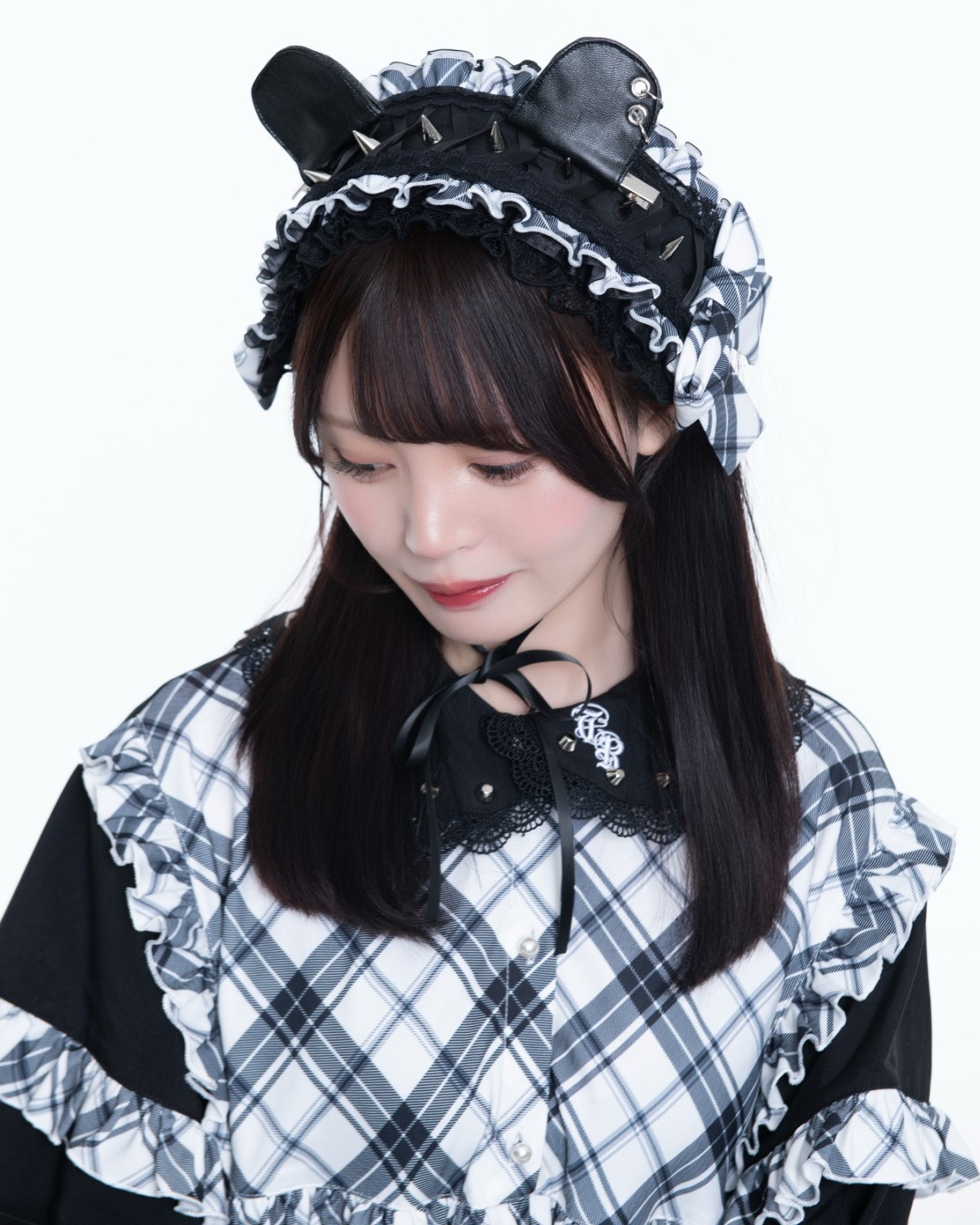 [TRAVAS TOKYO] Checkered Head Dress