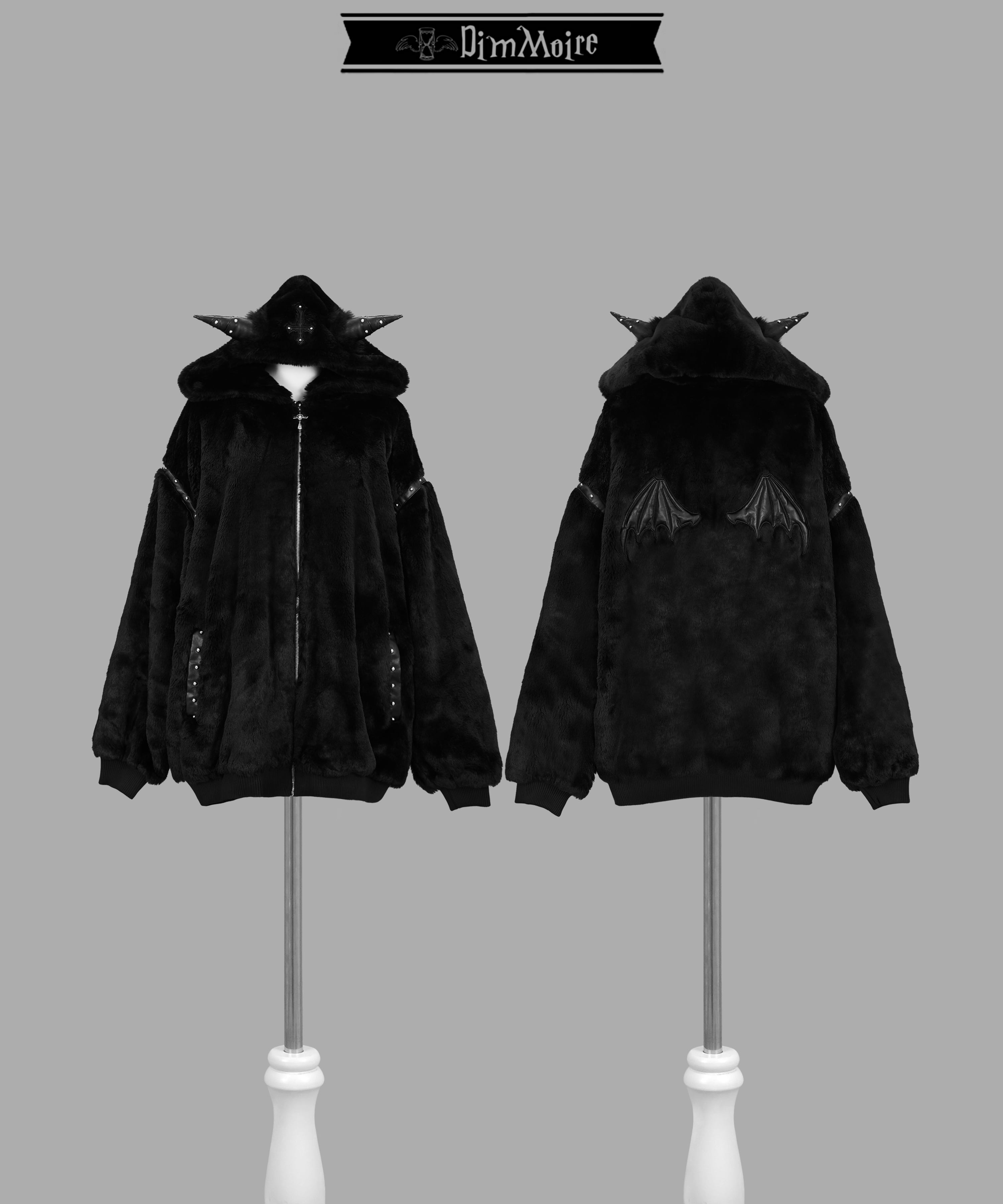 [DimMoire] BABY DEVIL Fur Hoodie