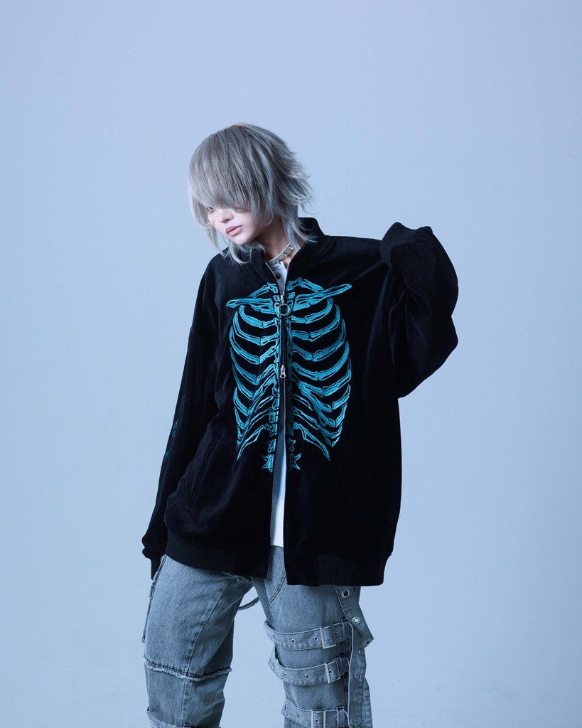 [Gamchu] "Ascah" Velour Souvenir Jacket