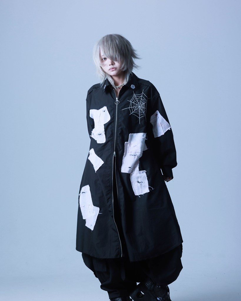 [Gamchu] "Ghazero" Gauza Patches Long Zip Shirt