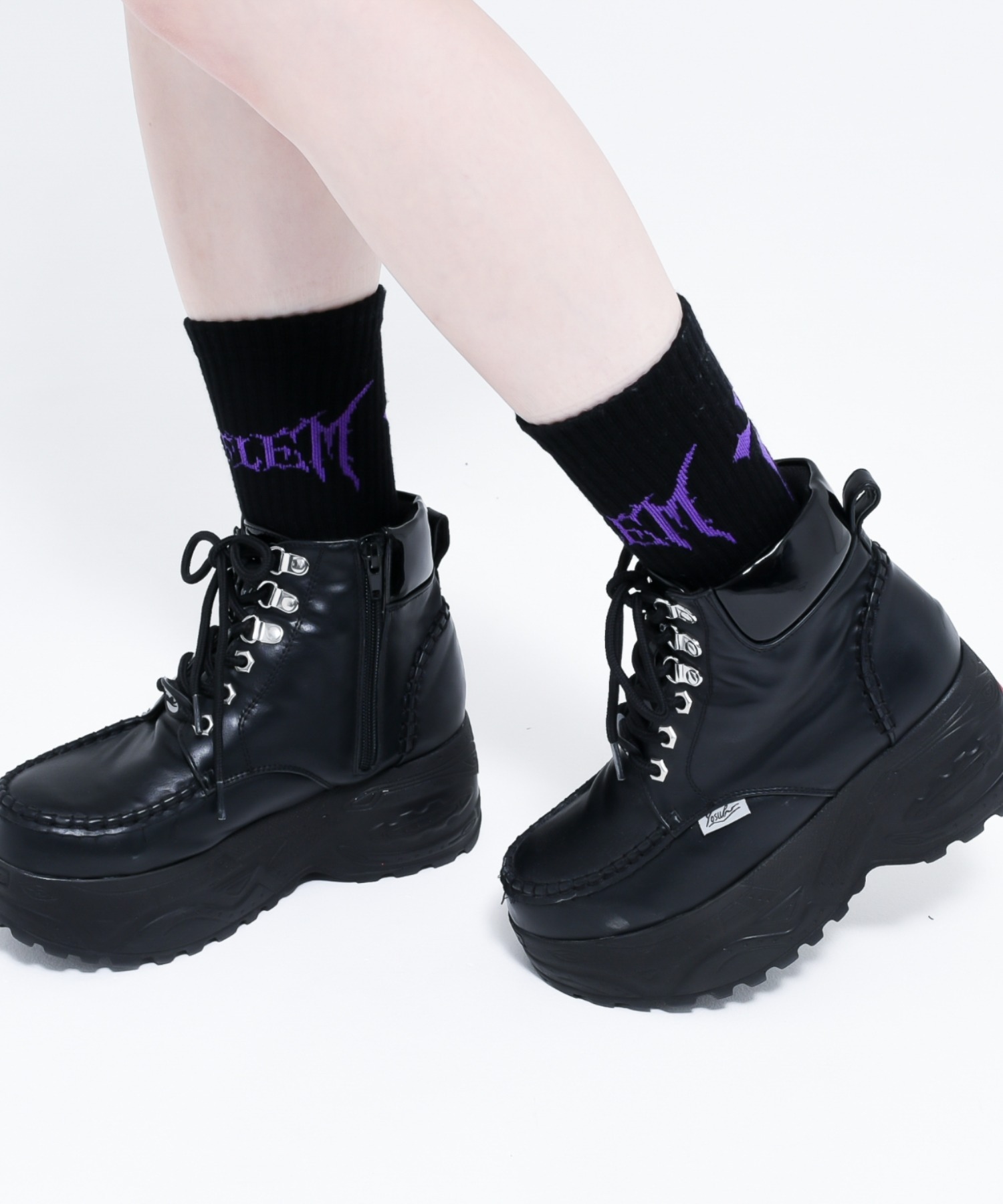[REFLEM] Cross Logo Socks