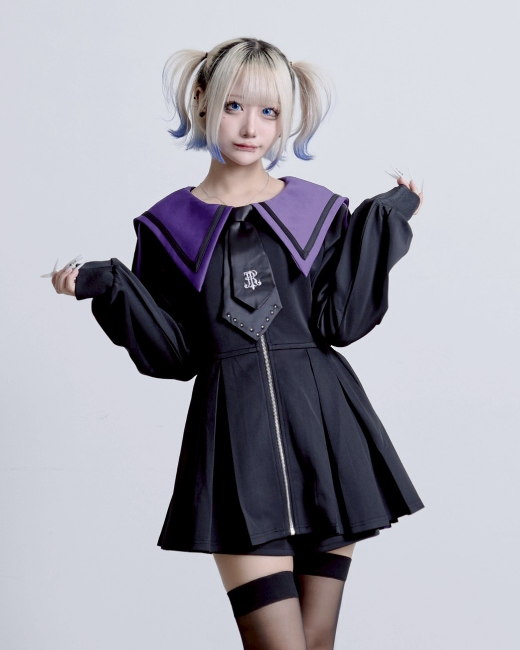 [TRAVAS TOKYO] Sailor Collar Two Piece Set